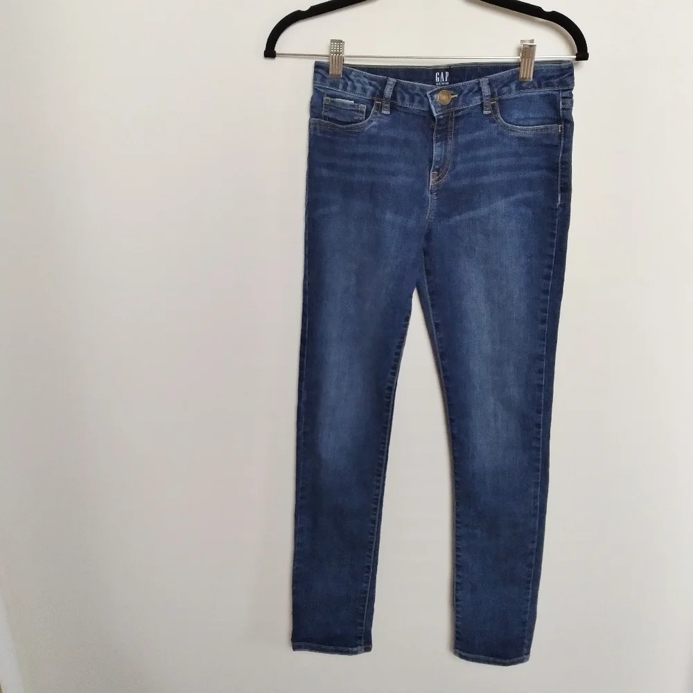 Gap Girls Dark Wash Stretch Super Skinny Jeans Size 14